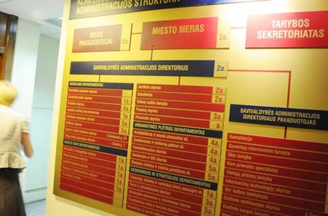 Savivaldybė vėl nori keisti struktūrą