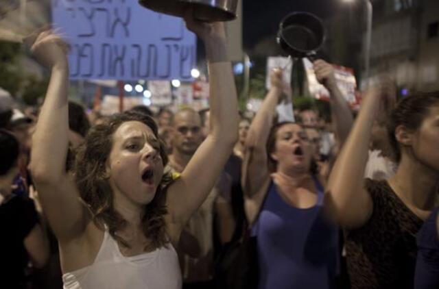 Izraelyje - masiniai protestai dėl kylančių pragyvenimo išlaidų