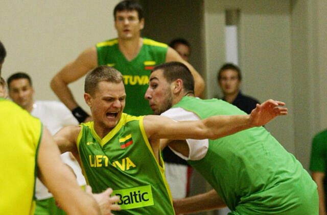 Lietuvos rinktinė "šlifuoja" greitas atakas