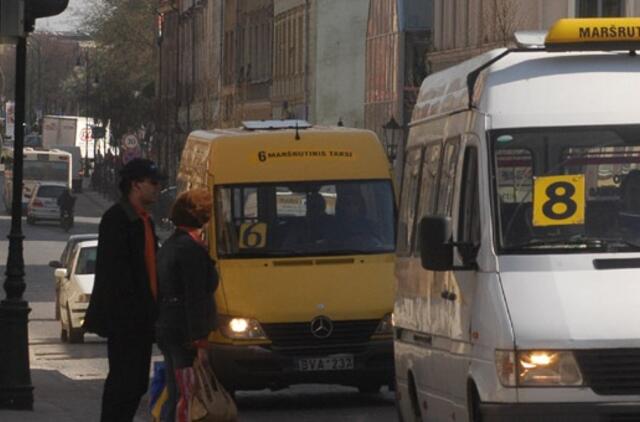 Maršrutinių mikroautobusų vairuotojus ir keleivius tikrins mokesčių inspektoriai