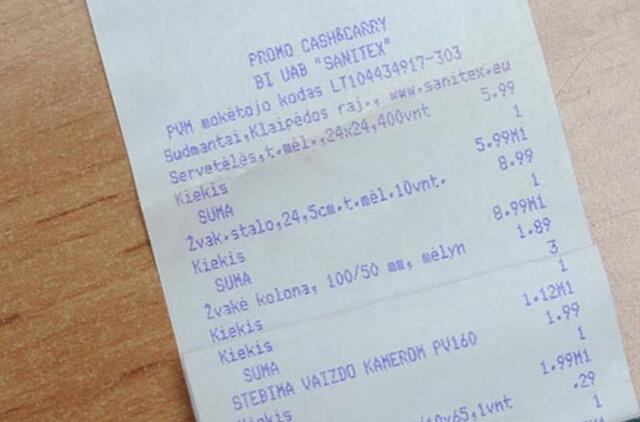 Mokestis už stebėjimą vaizdo kamera?