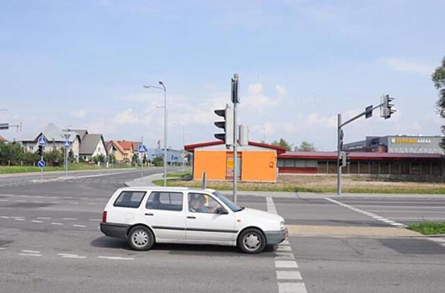 Naujasis šviesoforas pradės savo veiklą