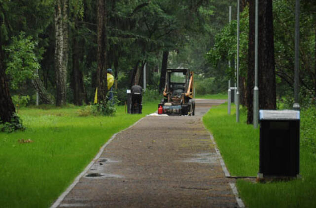 Parke dabar svarbiausia saugoti inventorių
