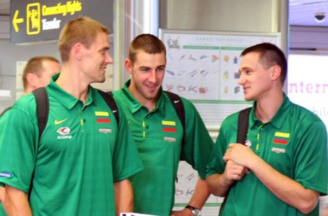 Rinktinė atvyko į Slovėniją (video)