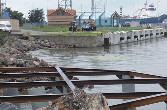 Visų papildomų statybos darbų uoste neįmanoma numatyti