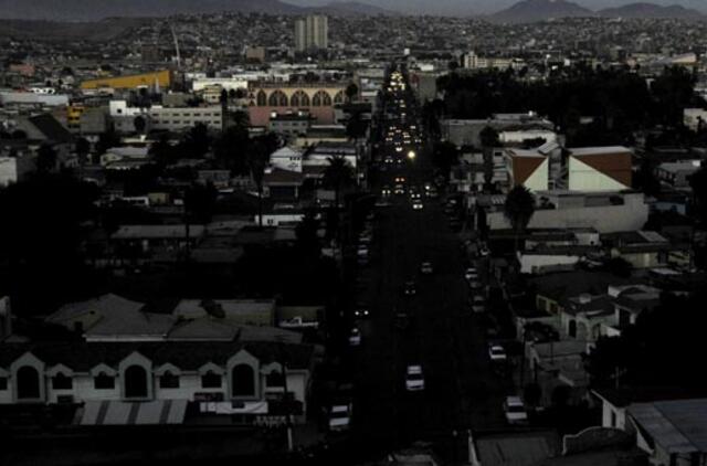 JAV ir Meksikoje 2 mln. gyventojų liko be elektros