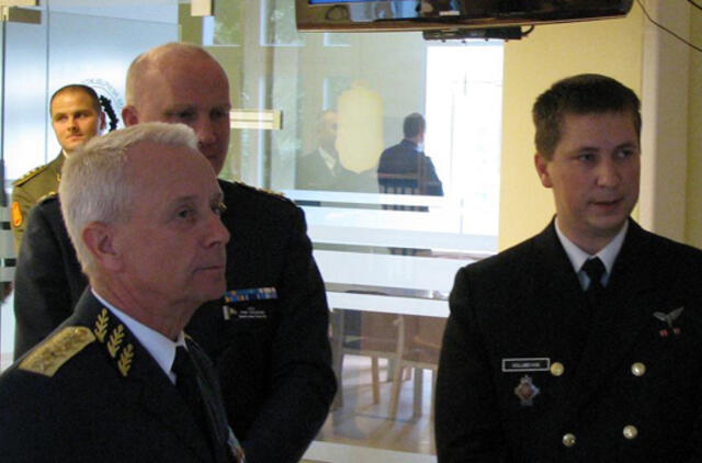 Klaipėdą aplankė Švedijos kariuomenės vadas