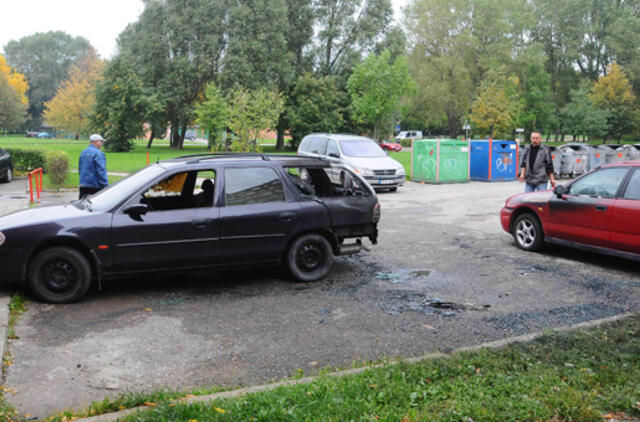 Klaipėdoje paryčiais pleškėjo automobiliai