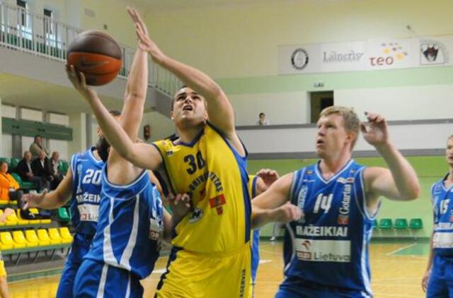 "Nafta-Universitetas" išbandė jėgas su "Mažeikiais"