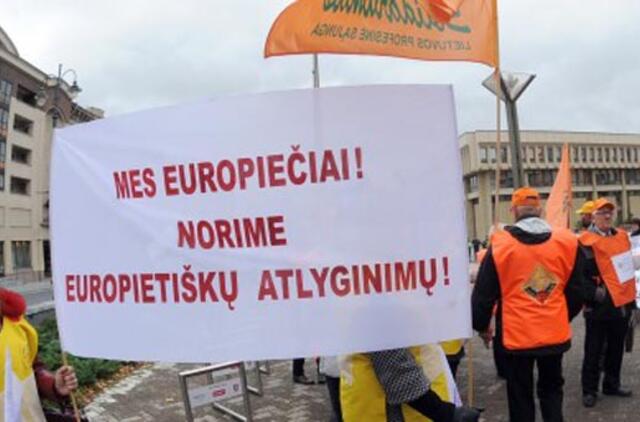 Už didesnius atlyginimus reikia kovoti