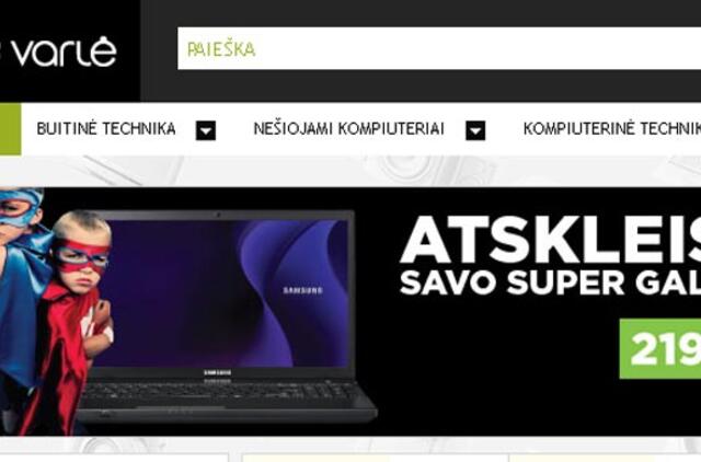 Už klaidinamą reklamą internetu prekiaujanti "Varle" mokės 3 tūkst. litų baudą