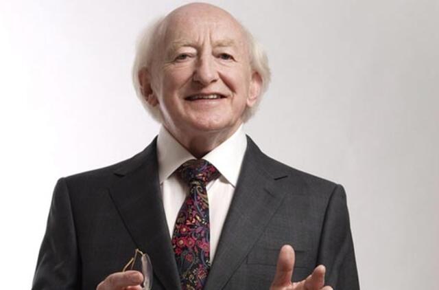 Airijos prezidentu išrinktas leiboristas Michaelas D. Higginsas