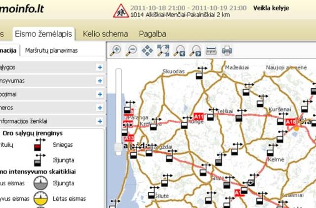 Atidaromas vairuotojams skirtas Eismo informacijos centras