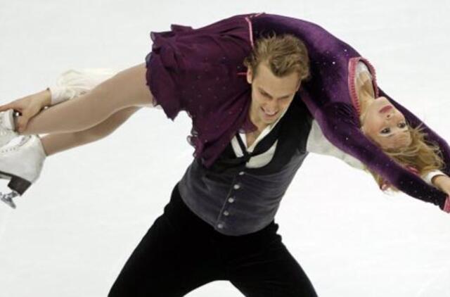 Čiuožėjai Izabela Tobias ir Deividas Stagniūnas varžybose JAV - treti