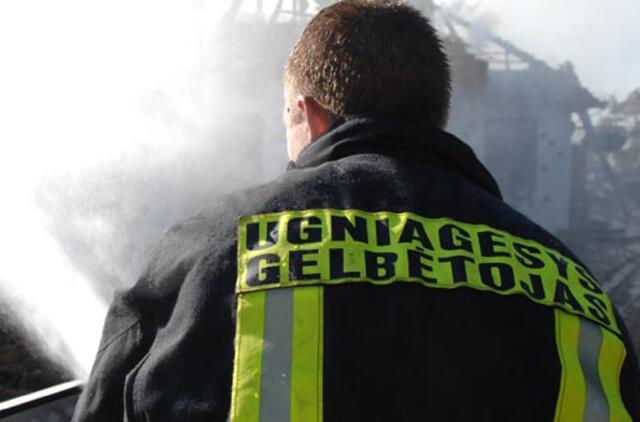 Kaune per gaisrą žuvo žmogus