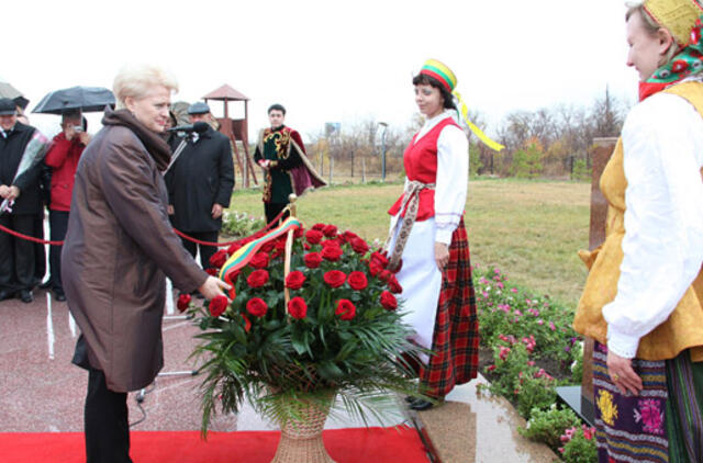 Kazachstane įamžintas Lietuvos tremtinių atminimas