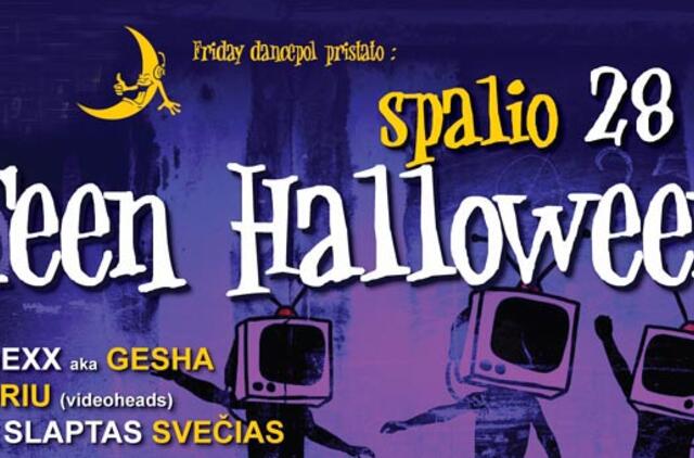 Moksleivių atostogų pradžią skelbia "Teen Halloween" vakarėlis