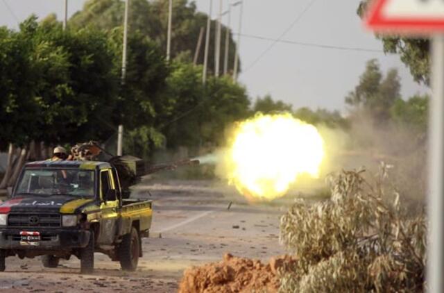 Neramumai Libijoje: gimtasis M. Gaddafio miestas Sirtas netrukus bus užimtas