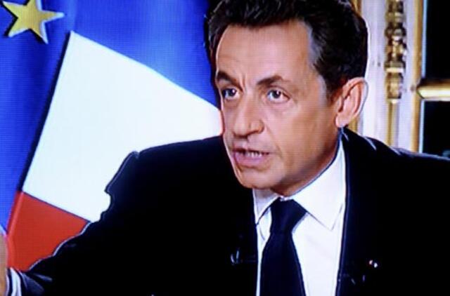 Nicolas Sarkozy: Graikijos narystė euro zonoje buvo klaida