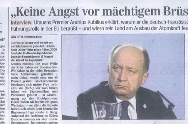 Andrius Kubilius  emigracijos srautą sustabdys iki 2030 metų