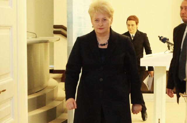 Dalia Grybauskaitė: tai buvo įžūli ataka prieš Lietuvos bankų sistemą ir Lietuvos žmonių interesus