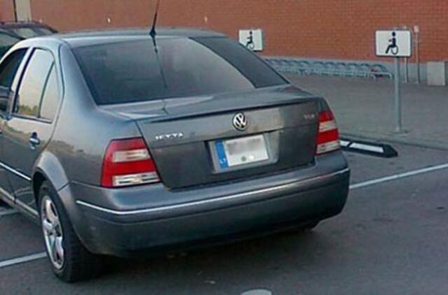 Klaipėdos policija baudė "neįgaliuosius"