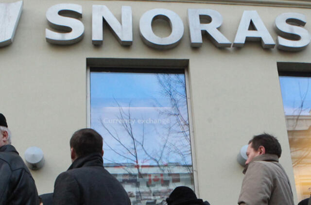 Lietuvos bankas: SNORAS yra nemokus