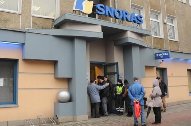 SNORO klientai informaciją apie indėlių išmokėjimą galės gauti specialiuoju telefono numeriu