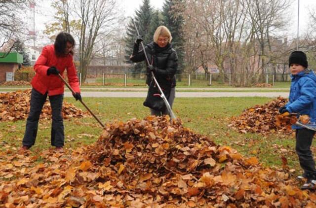 Talkininkų Skulptūrų parke mažiau, o entuziazmo - ne