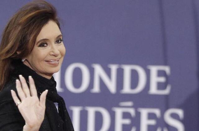 Argentinos prezidentei diagnozuotas skydliaukės vėžys