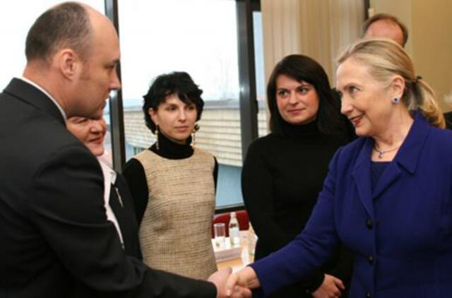 Baltarusijos opozicionieriai viešniai iš JAV skundėsi dėl ES laikysenos