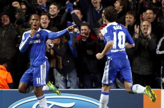 "Chelsea", "Olympique" ir "Zenit" užsitikrino vietas Čempionų lygos aštuntfinalyje