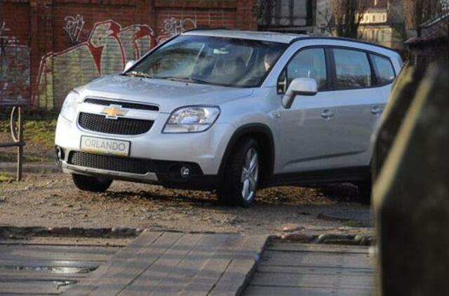 "Chevrolet Orlando": kelionių gidas