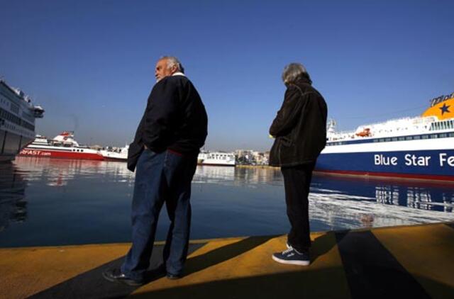 Graikijoje prasidėjo naujų streikų virtinė