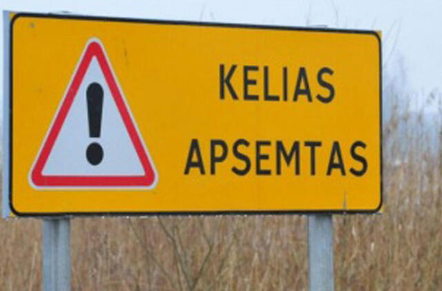 Kelias į Ventę - apsemtas