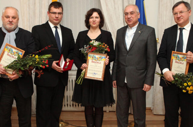 Ukrainiečiai pagerbė jiems nusipelniusius lietuvius