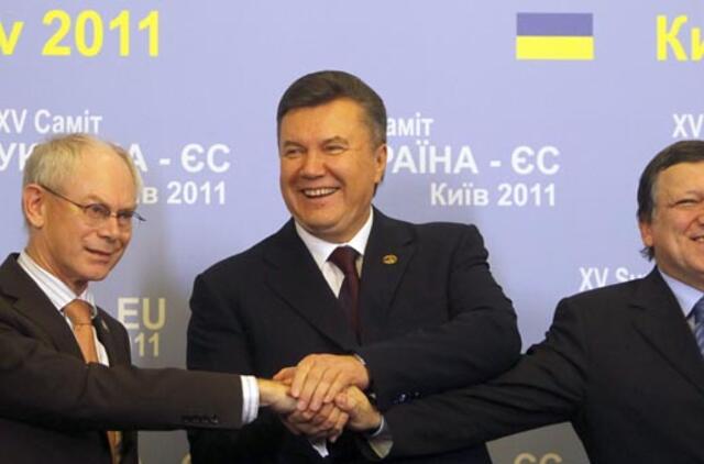 Ukrainos ir ES viršūnių susitikimą temdė Julijos Tymošenko šešėlis