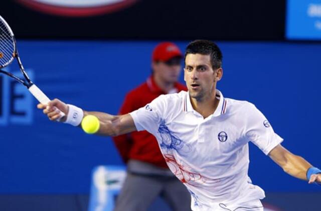 "Australian Open" pusfinalyje - serbas N. Džokovičius ir britas E. Miurėjus