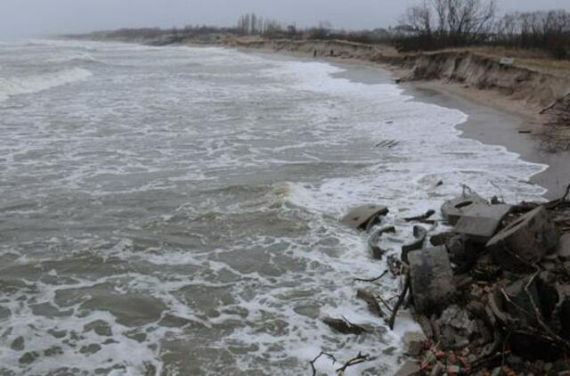 Pajūrio juostos ribai - tikslios koordinatės