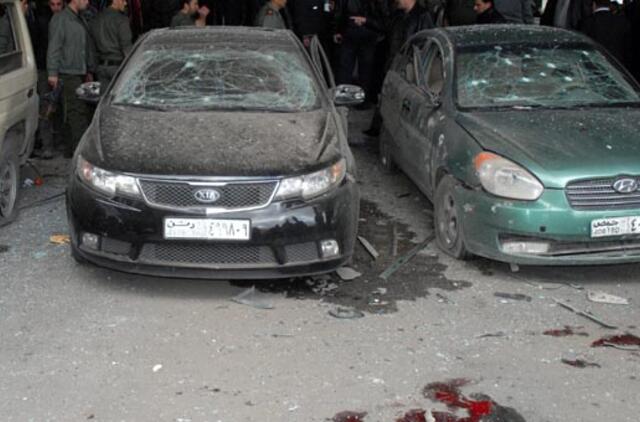 Per sprogimą Damaske žuvo mažiausiai 25 žmonės