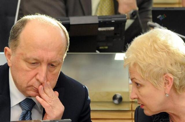 Premjeras apie "tariamus dokumentus, iš kurių galima tariamai įžiūrėti kokį tai Seimo Pirmininkės sūnaus nusižengimą"