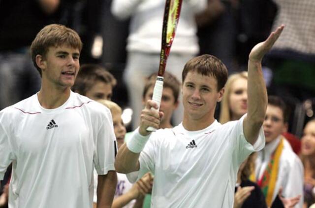 Ričardas Berankis pasaulio reitinge - 125-as, o Laurynas Grigelis - 198-as