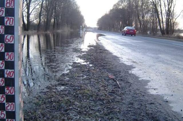 Žiemai iš paskos į pamarį atsirito potvynis