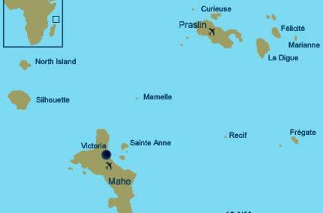 "Costa Allegra" kruizinio laivo keleiviai bus išlaipinti saloje