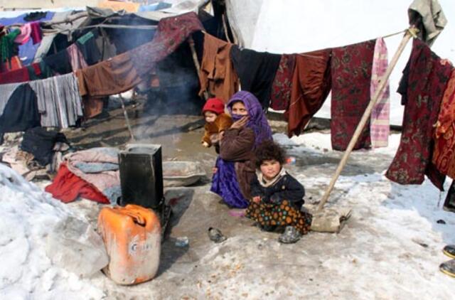 Dėl šalčio Afganistane mirė 35 vaikai
