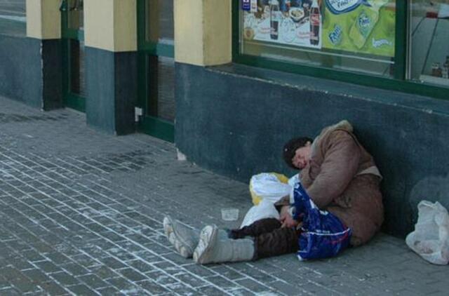 Klaipėdiečiai šalčio saugosi