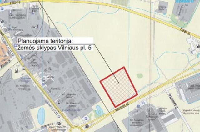 Klaipėdos "auksinis trikampis" raižomas sklypais