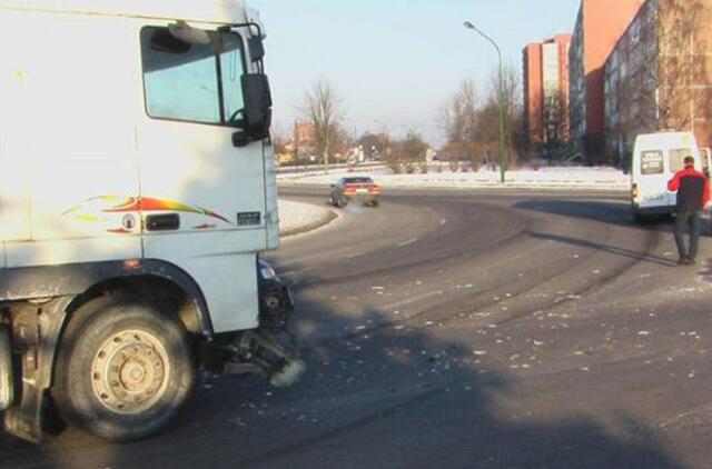 Vilkikas vos neapvertė mikroautobuso su keleiviais