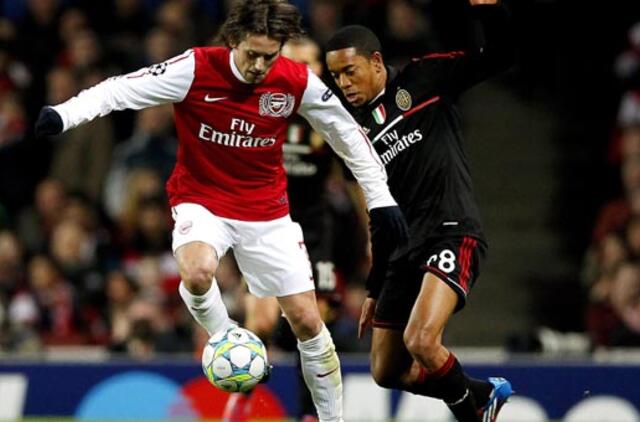 Į Čempionų lygos ketvirtfinalį iškopė "AC Milan" ir "Benfica"