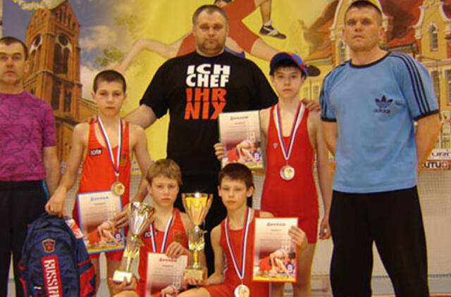 Klaipėdos imtynininkų medaliai